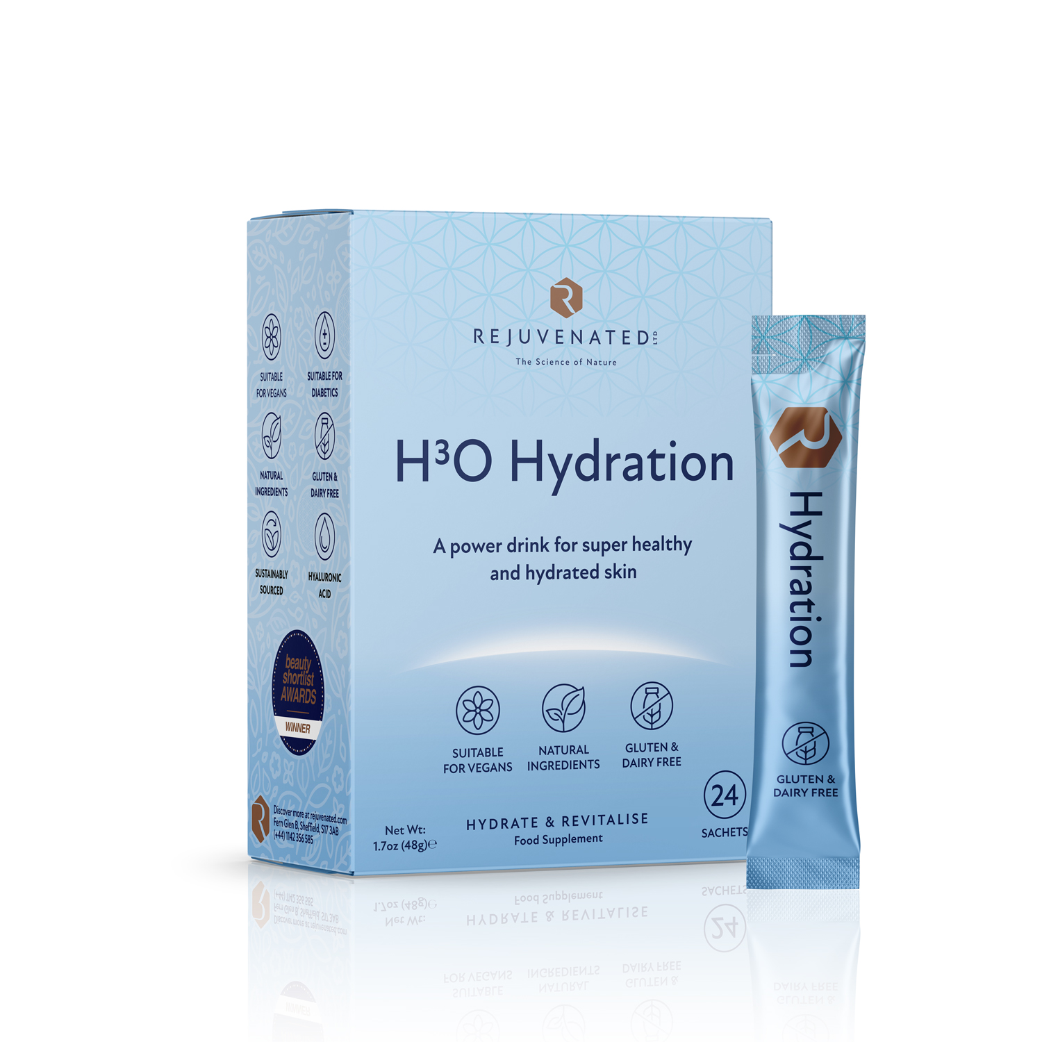 Клітинне зволоження Rejuvenated H3O Hydration for Super Healthy and Hydrated Skin